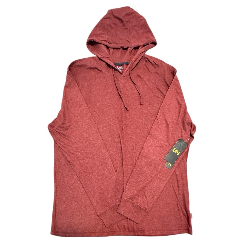 Lee | Men’s Long Sleeve Hoodie in Bombay Brown | Size XL | NWT *BRAND NEW*